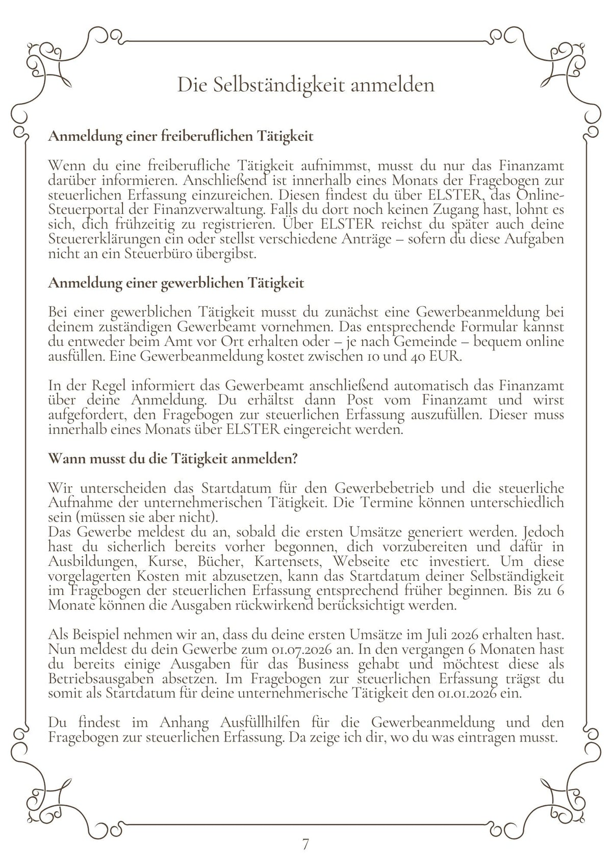 Bürokratische Grundlagen für deine Selbständigkeit (eBook)