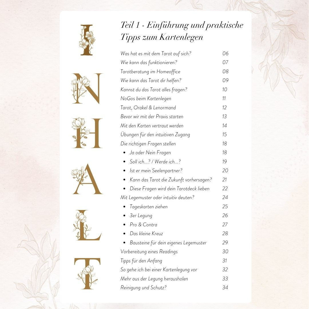 Intuitives Tarot - Eine Einführung ins Kartenlegen - eBook