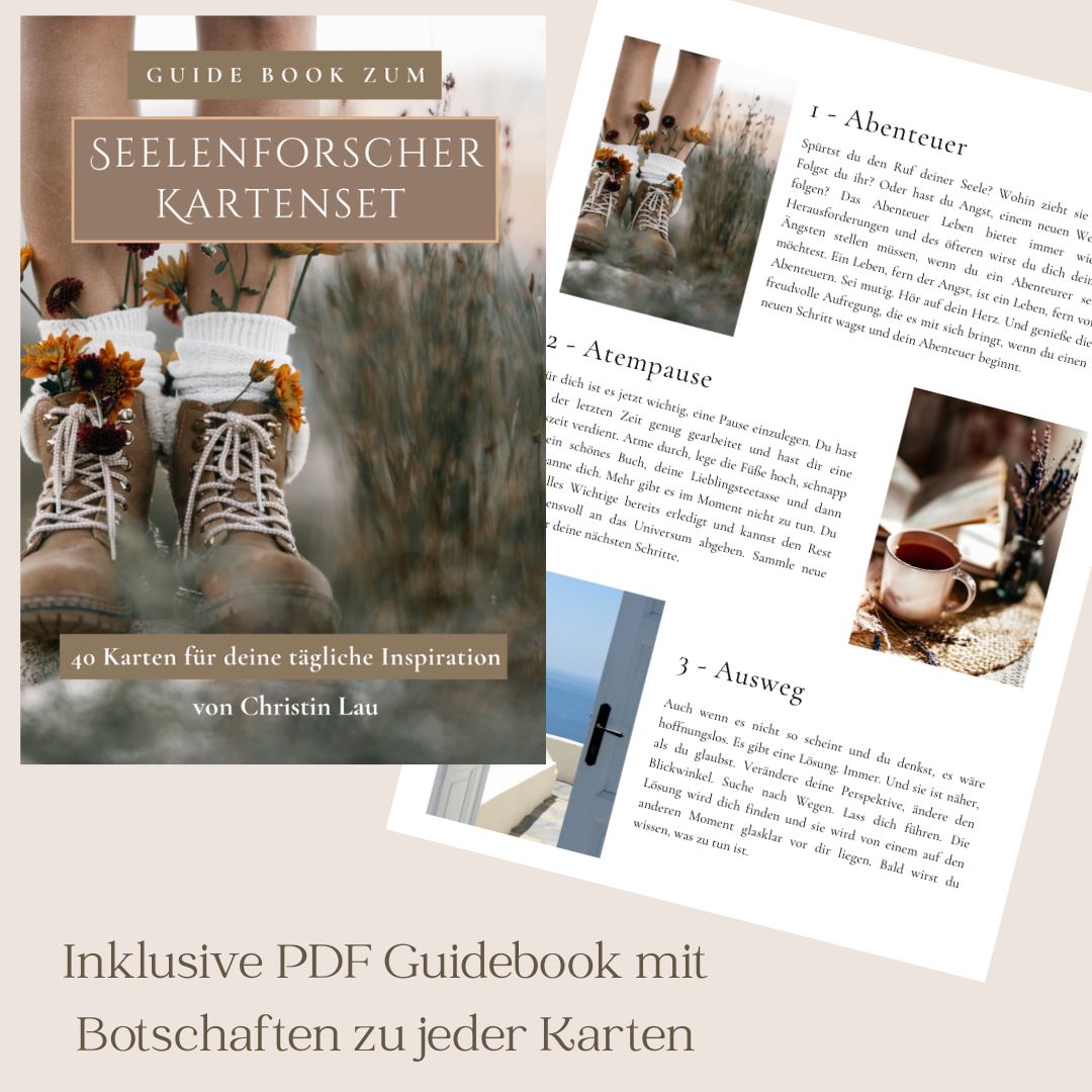 Seelenforscher Orakelkarten | 40 Karten inkl. PDF Guidebook
