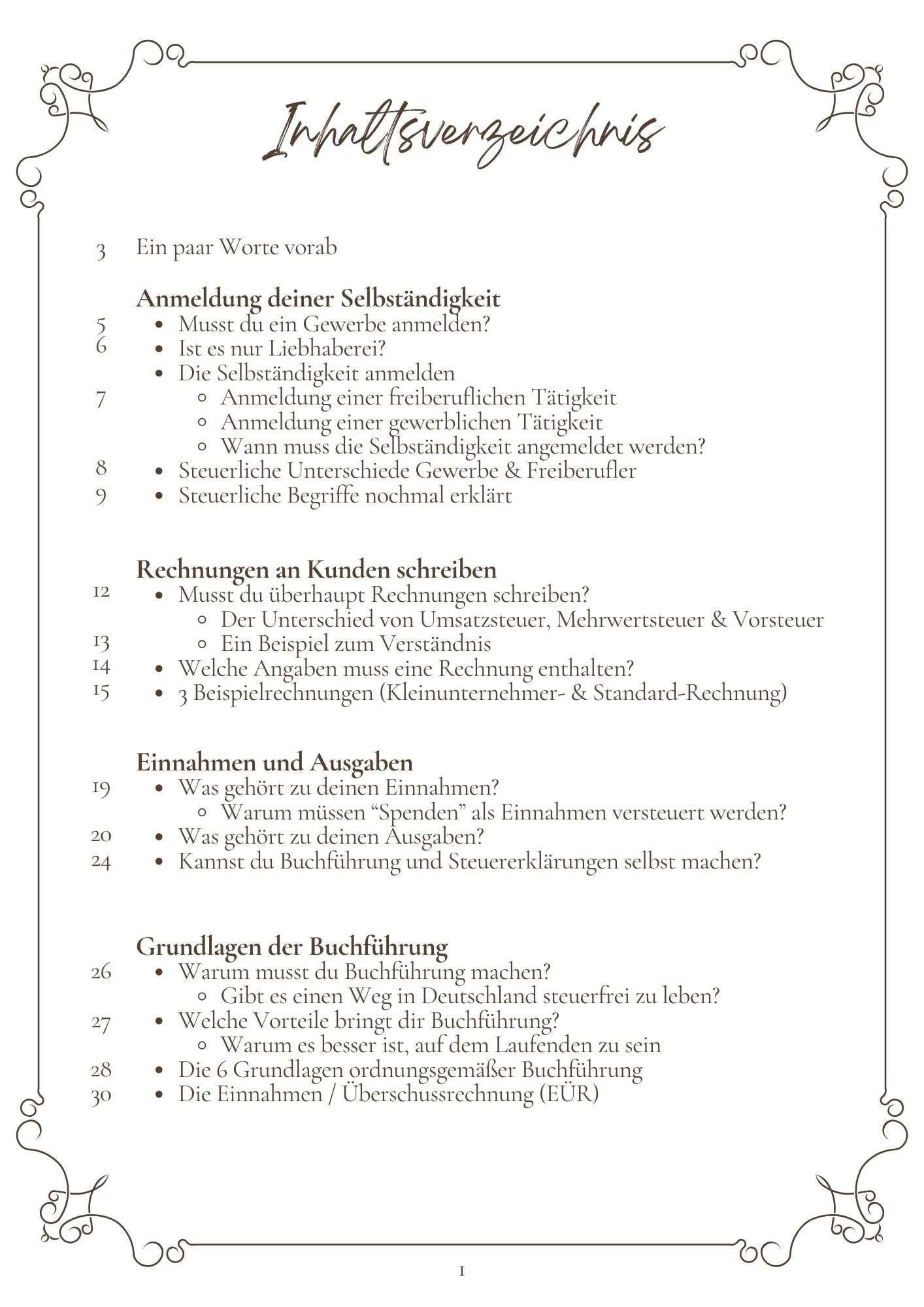 Bürokratische Grundlagen für deine Selbständigkeit (eBook)