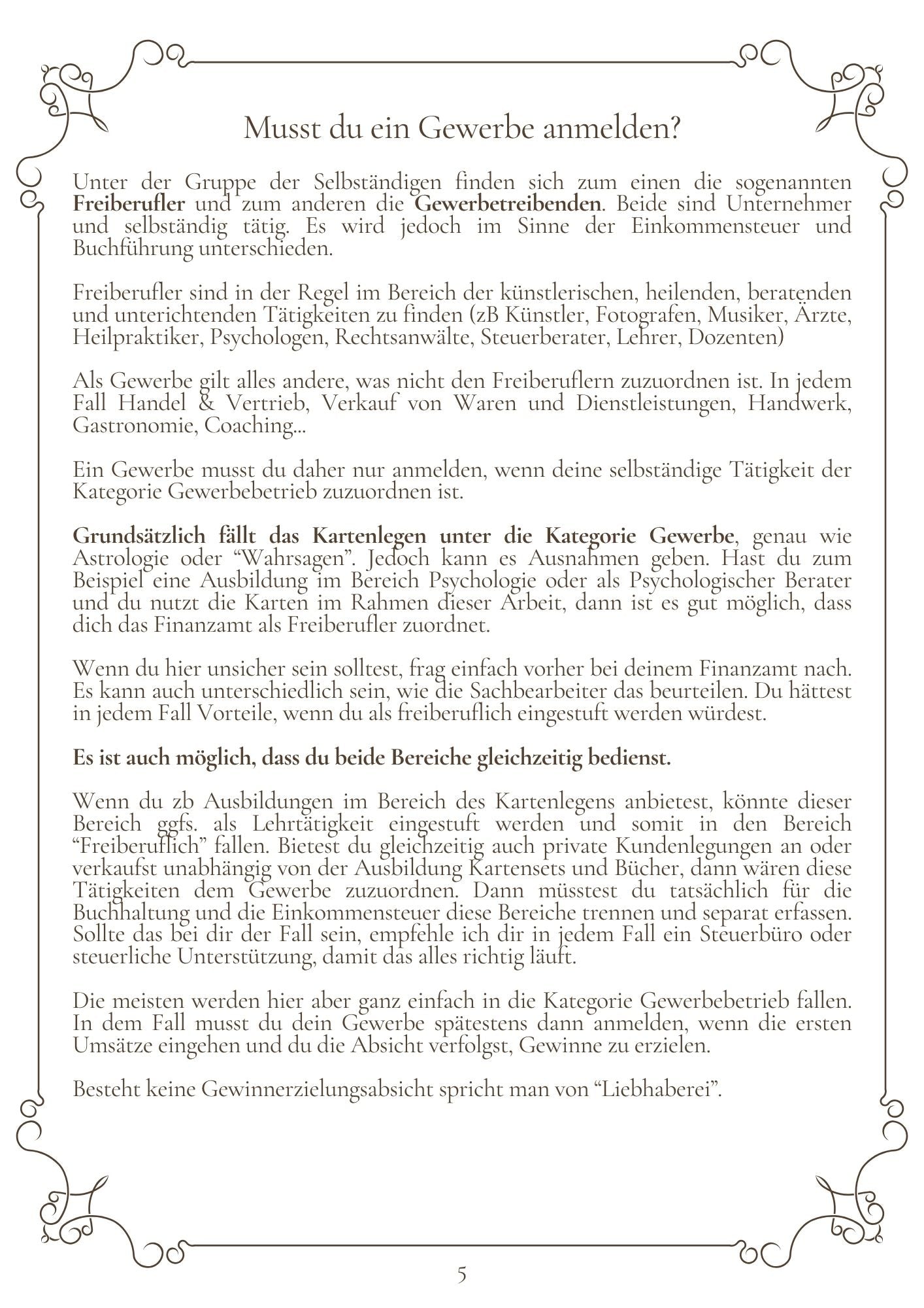 Bürokratische Grundlagen für deine Selbständigkeit (eBook)