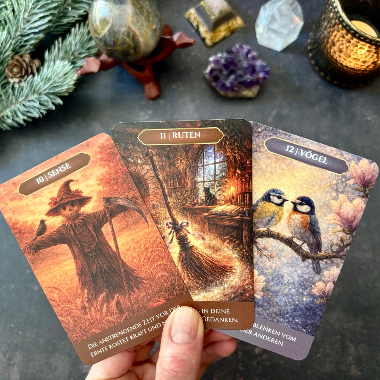 Lenormand Orakel, 36 Karten (kleines Format)