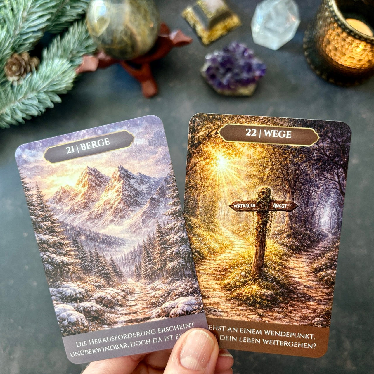 Lenormand Orakel, 36 Karten (kleines Format)