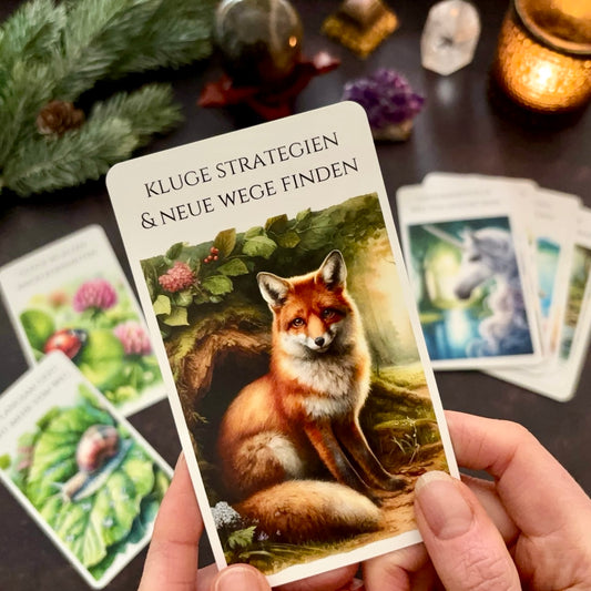 Krafttierkartenset - 42 Karten - inkl. PDF Guidebook