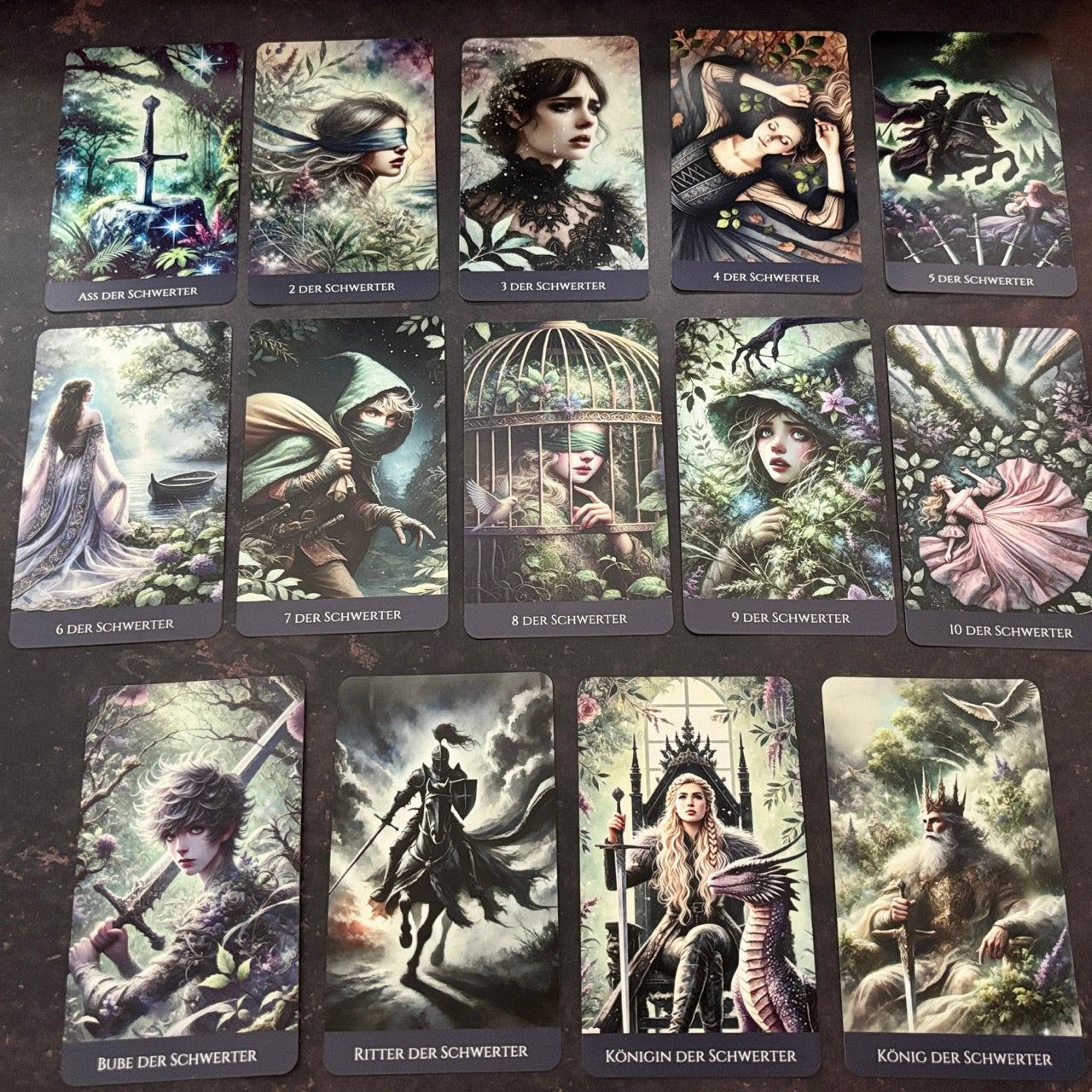 Elfenseelen Tarotkarten, Set aus 78 Karten