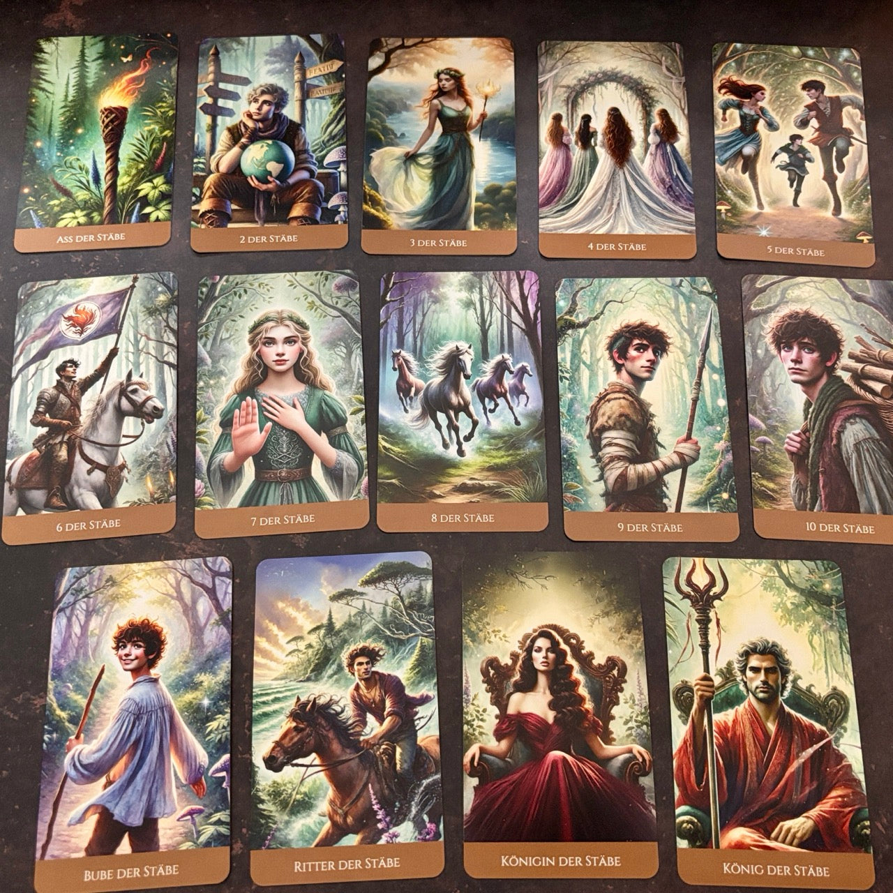 Elfenseelen Tarotkarten, Set aus 78 Karten