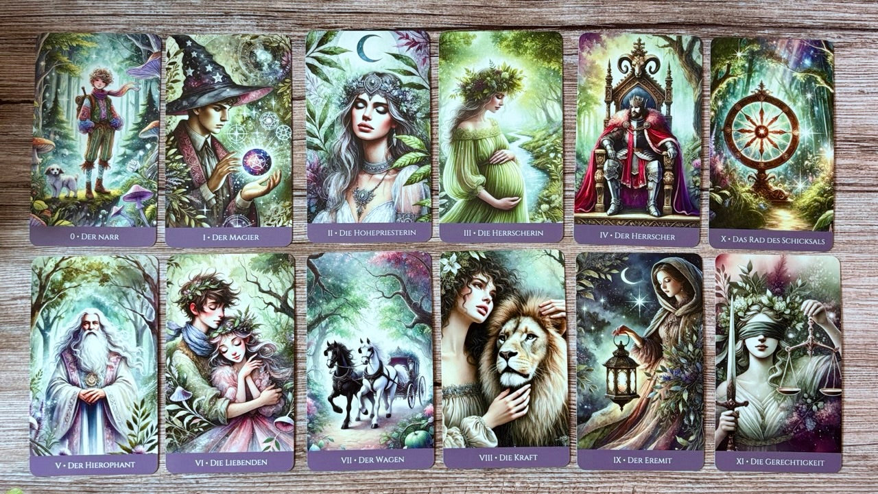 Chrissy´s zauberhafte Tarotkarten, Set aus 78 Karten