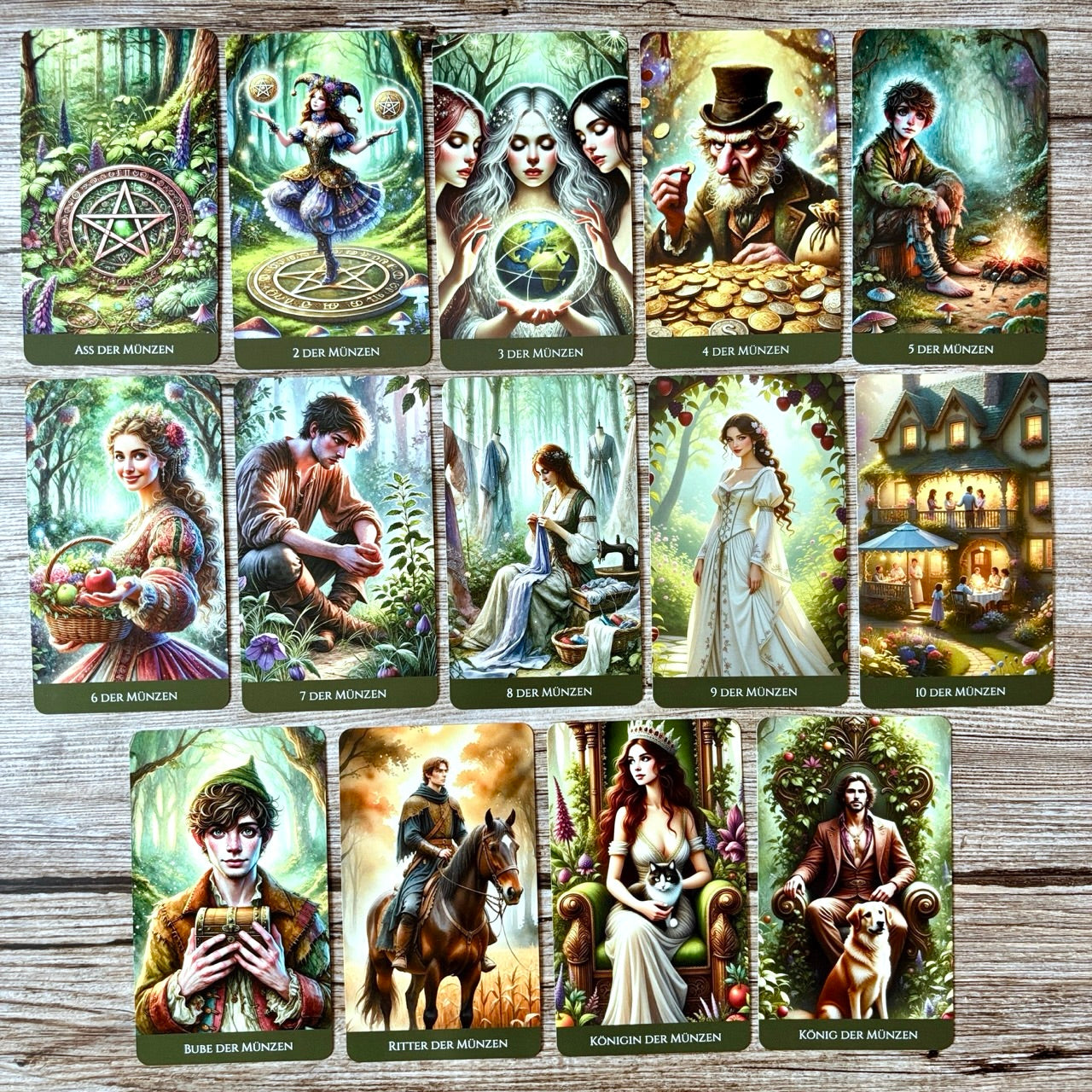 Chrissy´s zauberhafte Tarotkarten, Set aus 78 Karten
